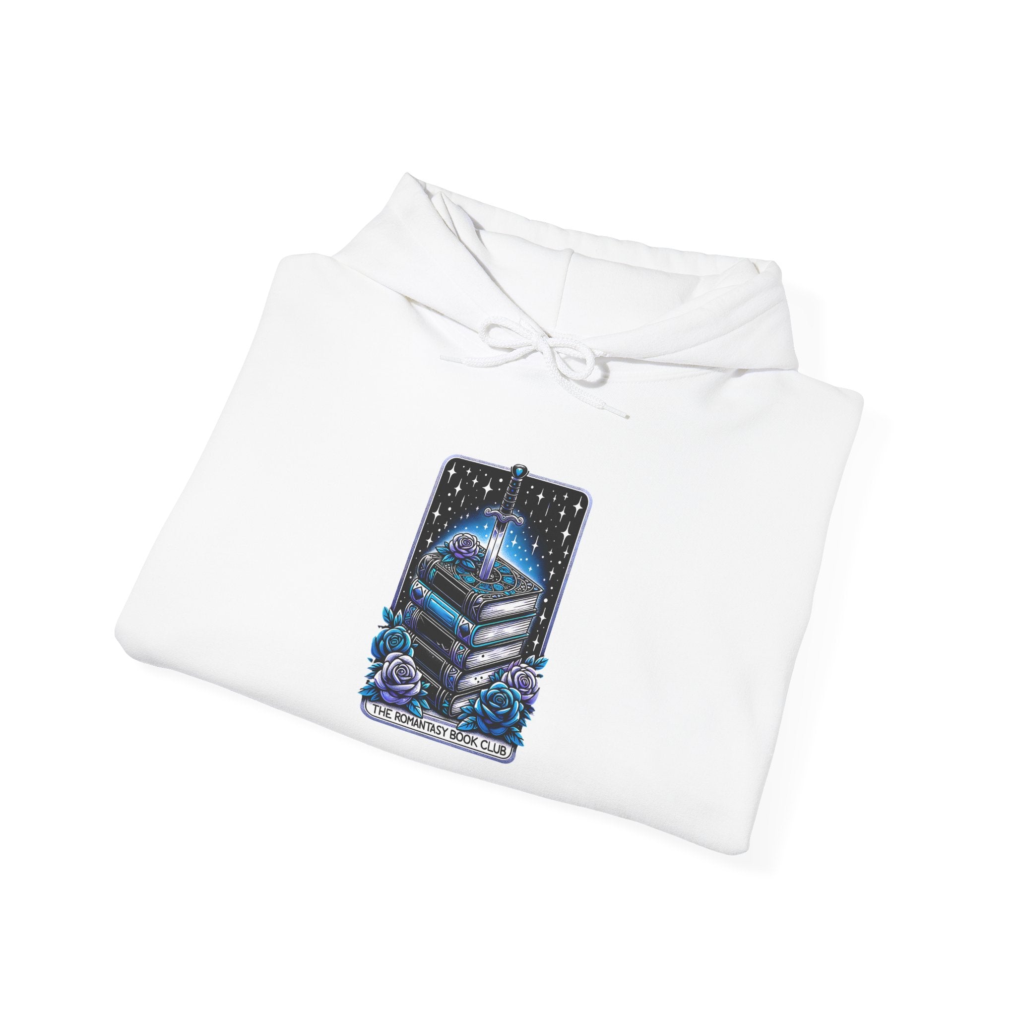 Celestial Books Hoodie — 'Read Between the Stars' Night Sky Book Lover Sweatshirt