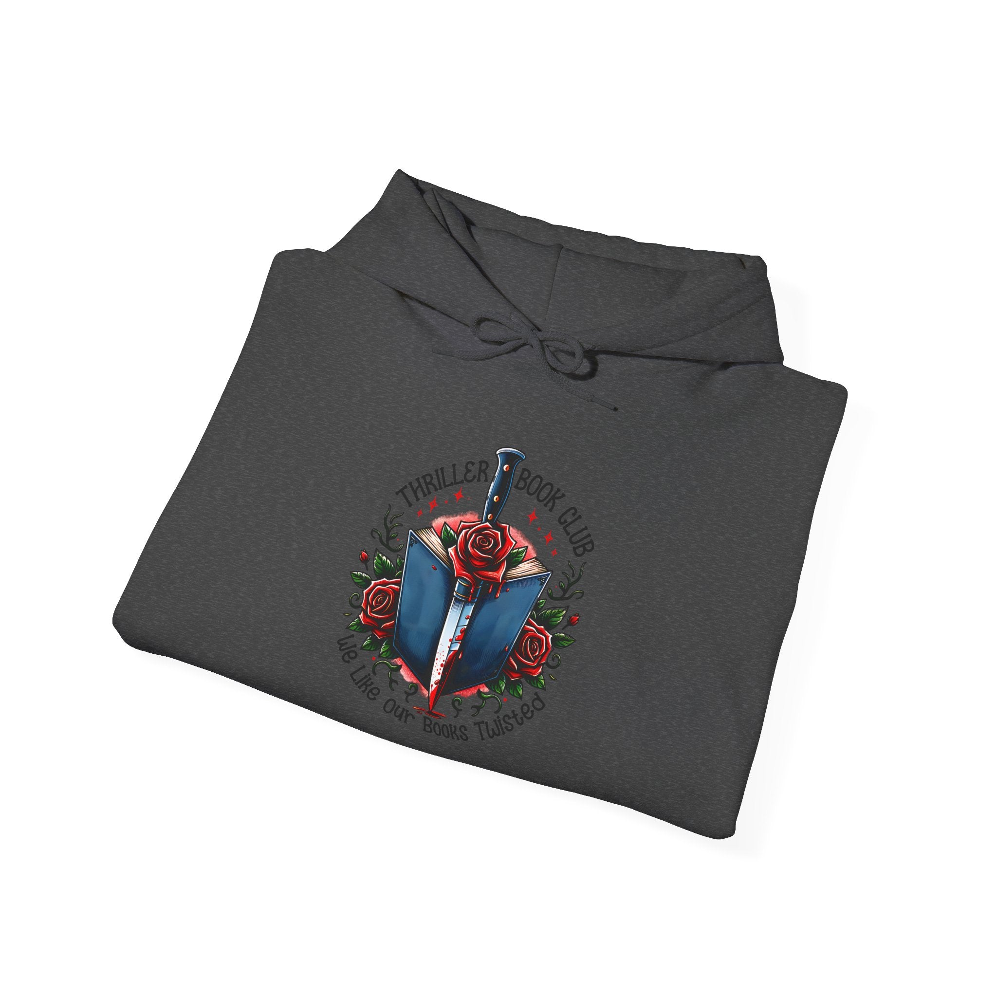 Book Club Hoodie — "The Thrillers Book Club" Cozy Reading Sweatshirt