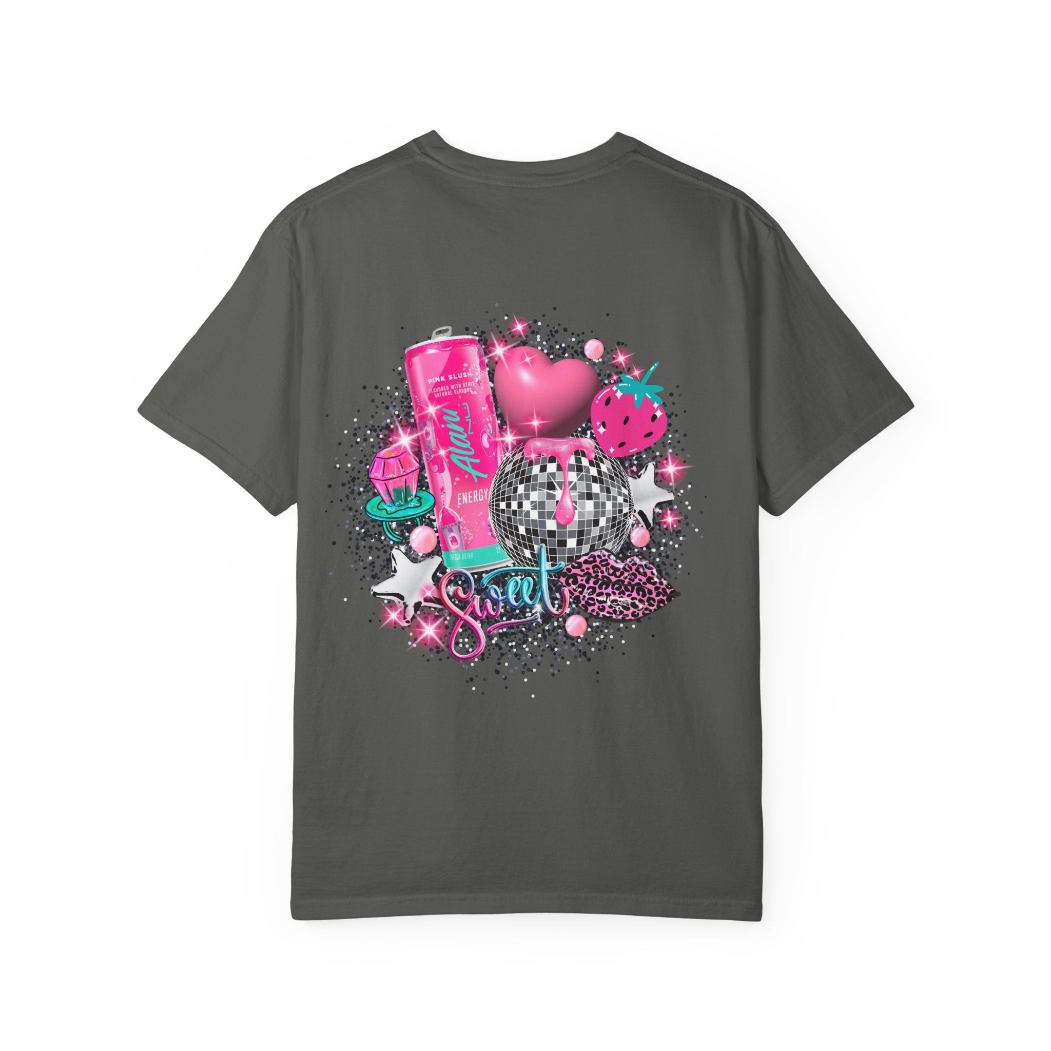 Retro Y2K Pink Collage T-Shirt — "Alani Nu" Graphic Tee
