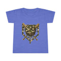 Toddler T-Shirt — Camo Skull & Crossed Bats Graphic