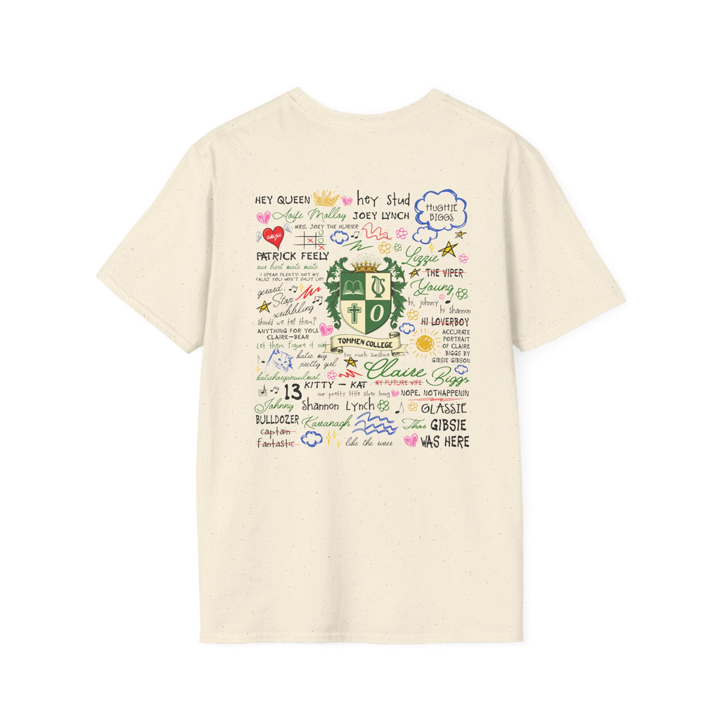 Crew Tee — 'For Keeps' Doodle Art Signature T-Shirt