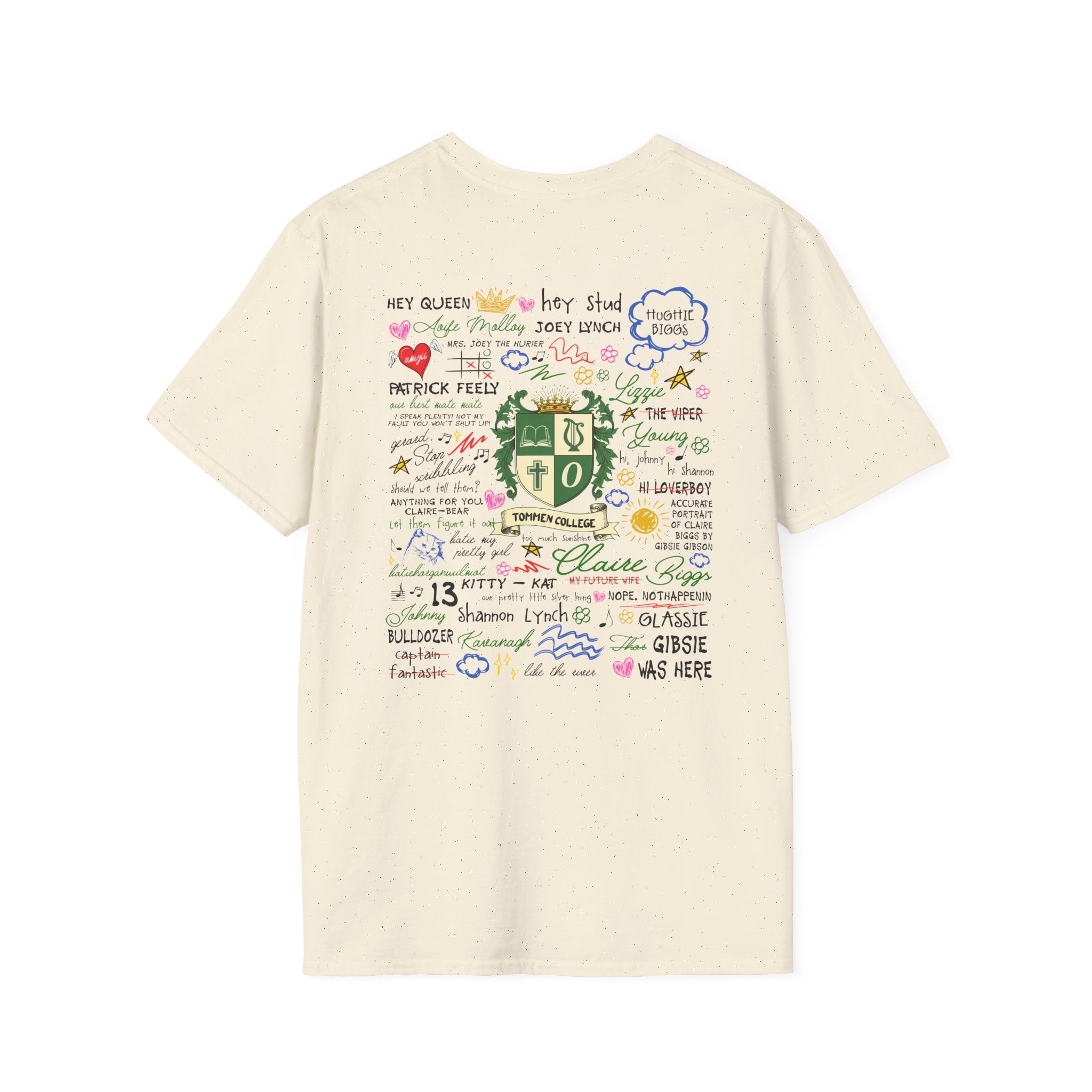 Crew Tee — 'For Keeps' Doodle Art Signature T-Shirt