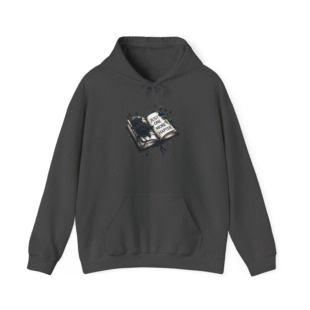 Hoodie — Open Book Illustration 'Read More Books' Cozy Literary Sweatshirt
