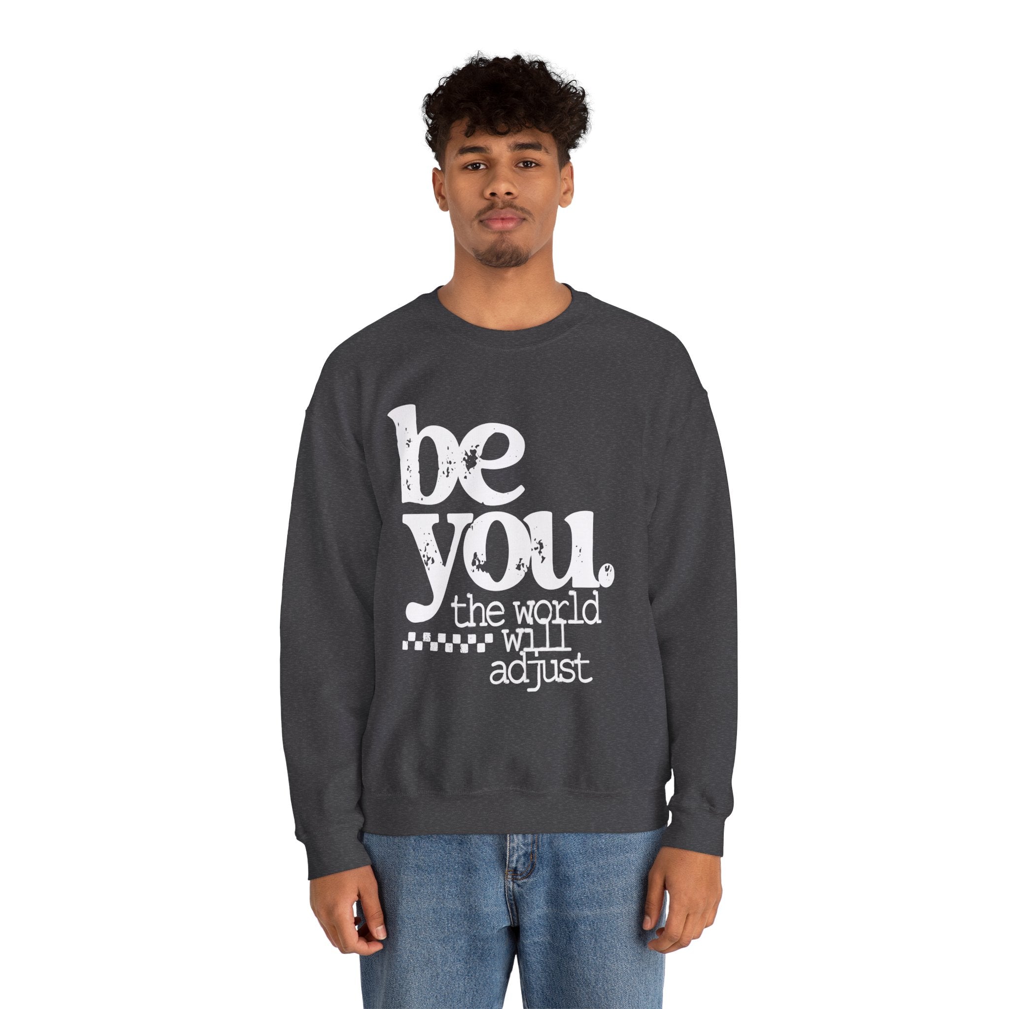 White Crewneck Sweatshirt — Classic Plain Pullover