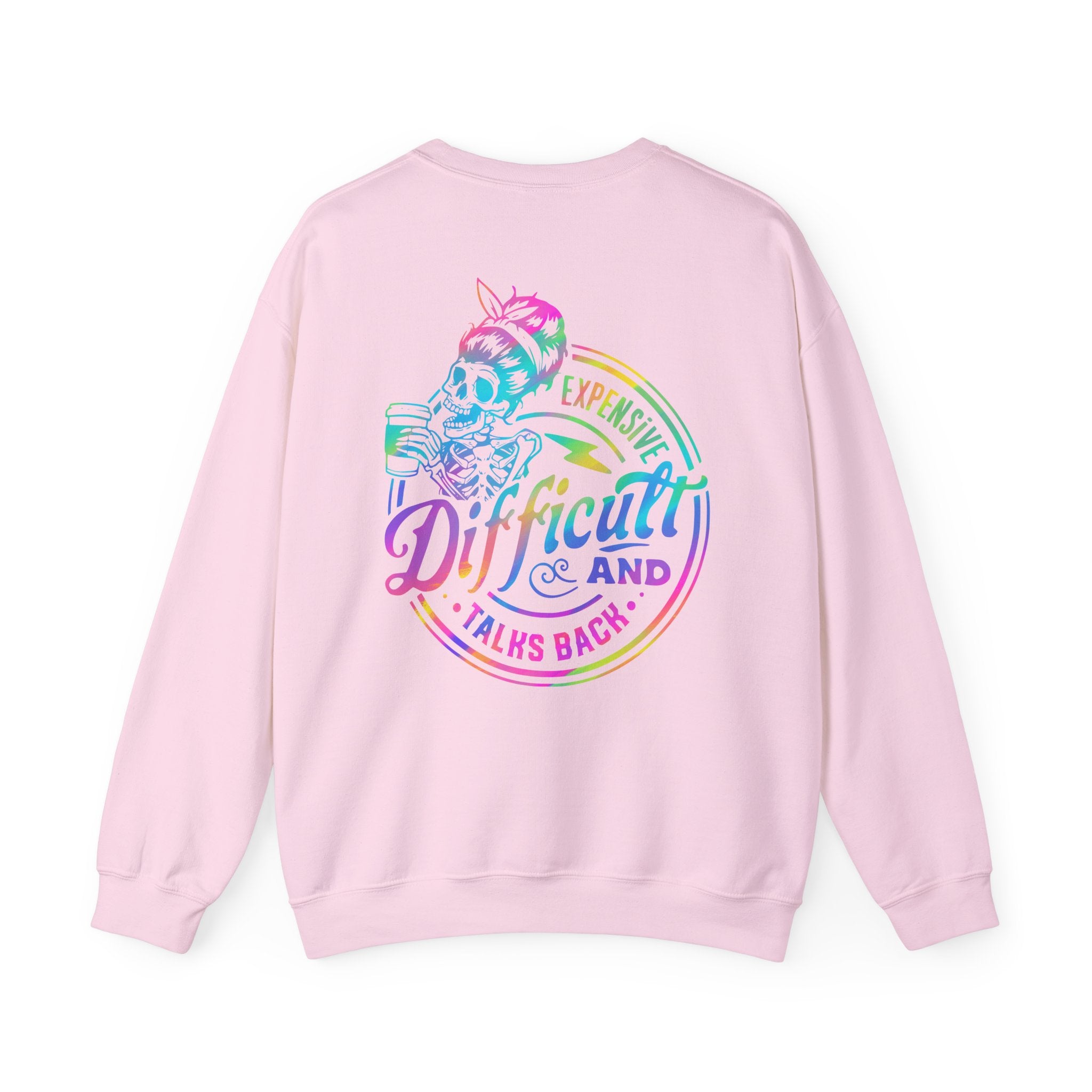 Difficult & Expensive Talks Back Crewneck Sweatshirt