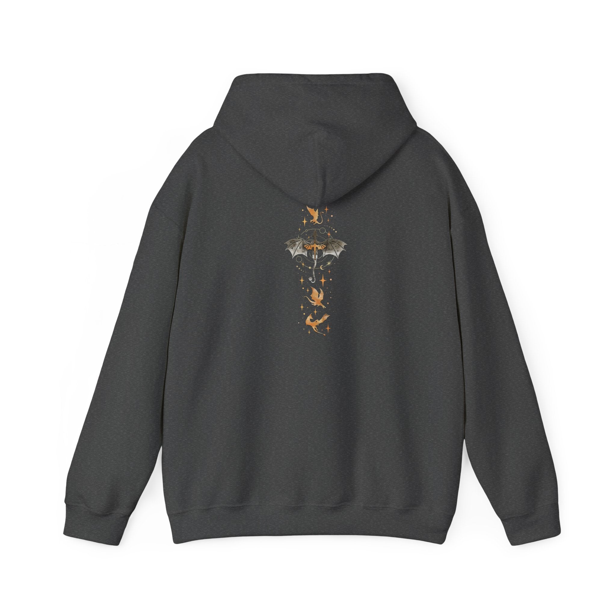 Bookish Bat Hoodie — Vintage Flying Books Graphic Pullover