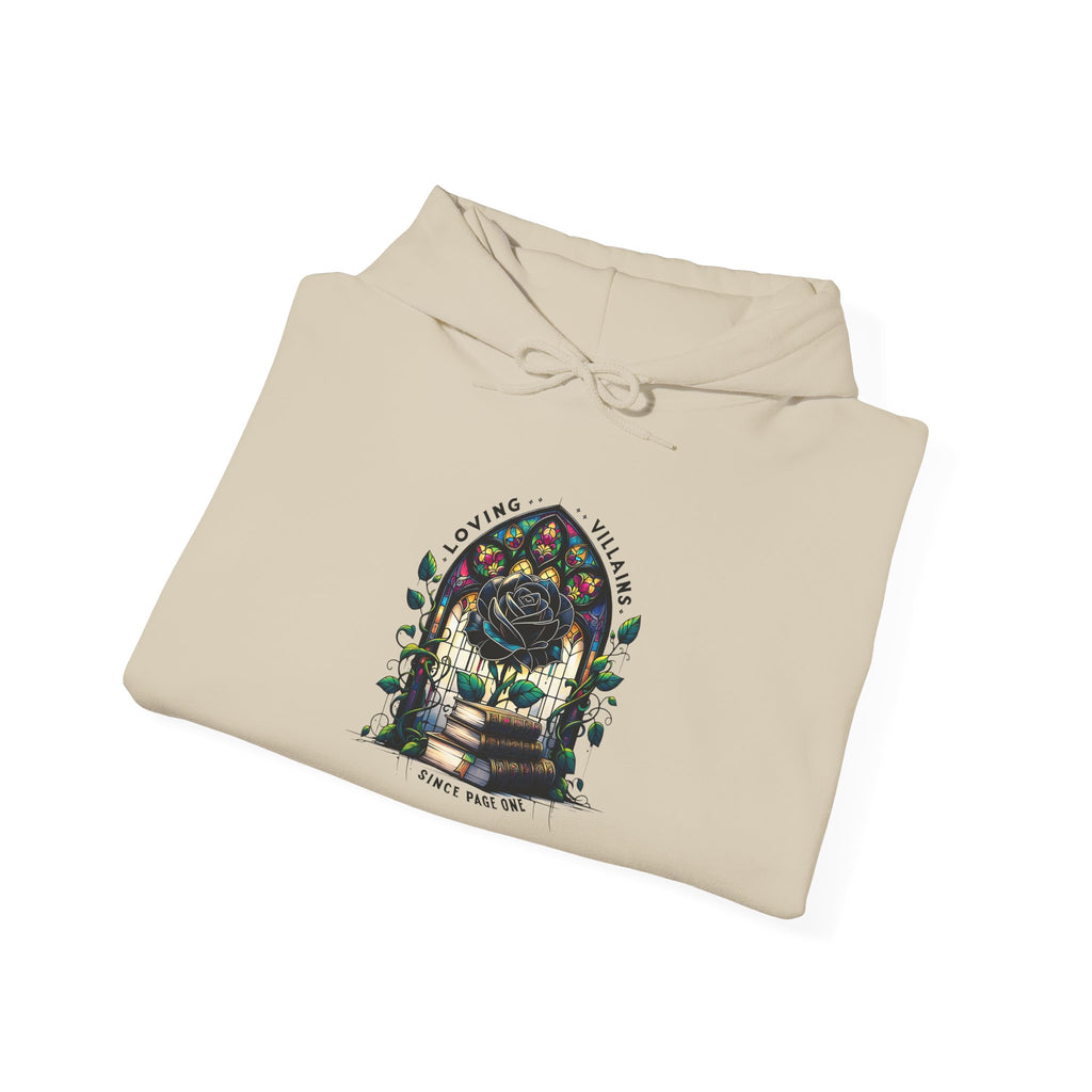 Hoodie — 'Eat the Rich' Gothic Garden Stained-Glass Hoodie