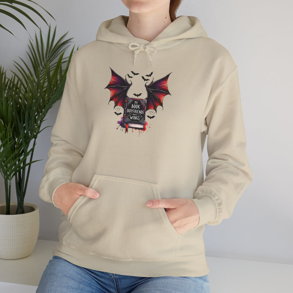 Gothic Bat Graveyard Hoodie — "Rest in Blood" Vampire Graphic Sweatshirt