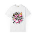Softball Mama T-Shirt — Pink Bat & Ball Graphic for Proud Softball Moms