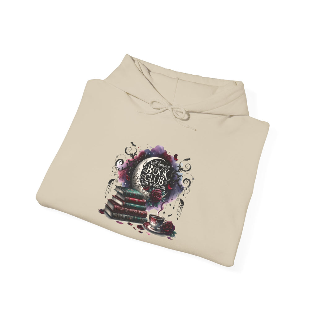 Gothic Bookstack Hoodie – "Read the Dark" Literary Mystery Sweatshirt