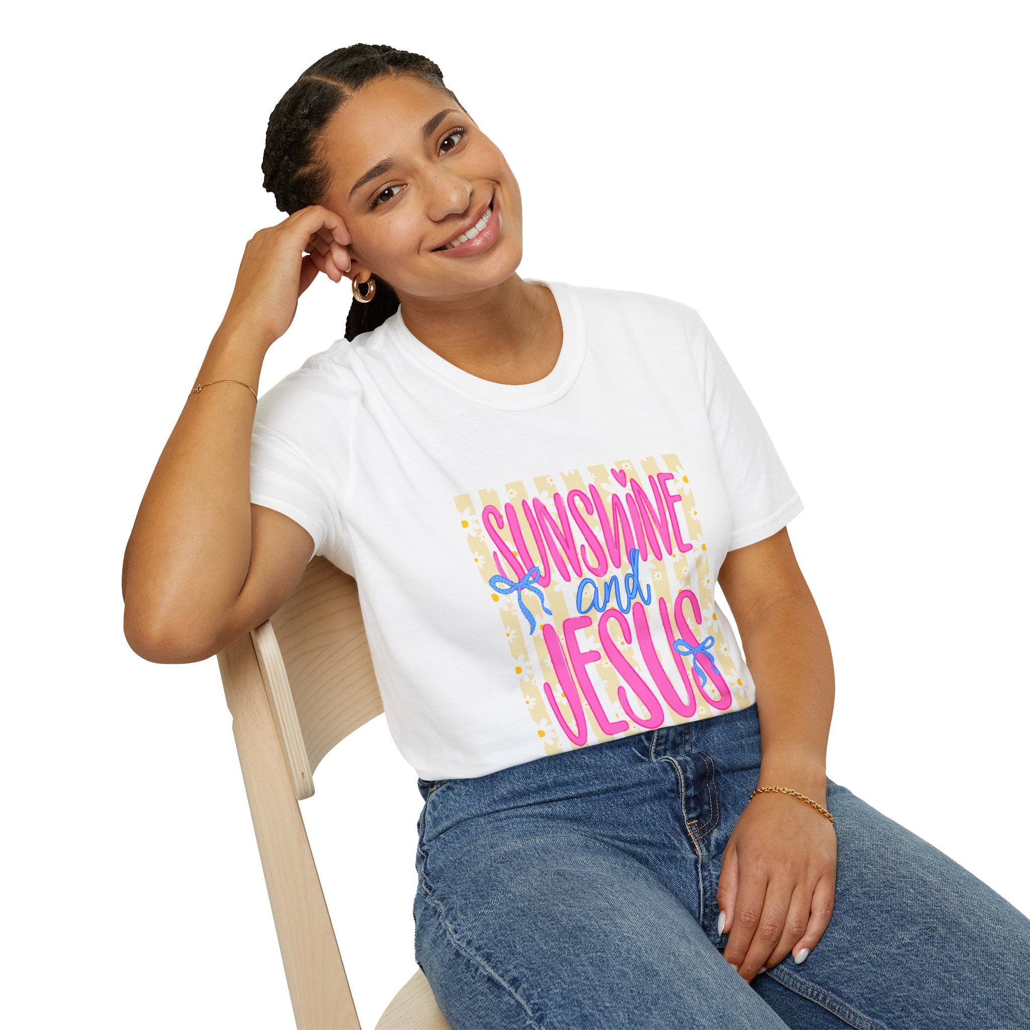 Sunshine and Jesus T-Shirt — Bright Christian Faith Graphic Tee