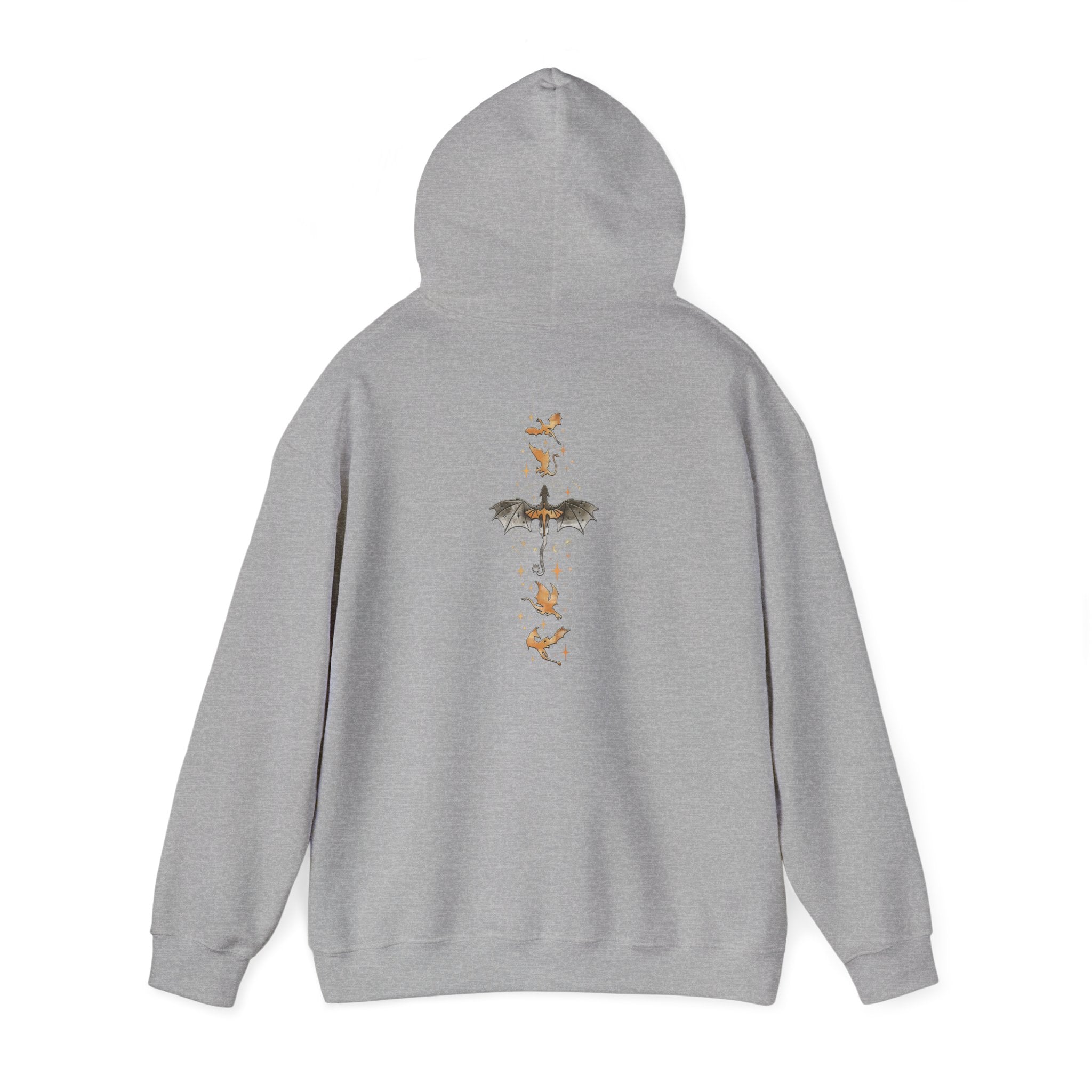 Bookish Bat Hoodie — Vintage Flying Books Graphic Pullover