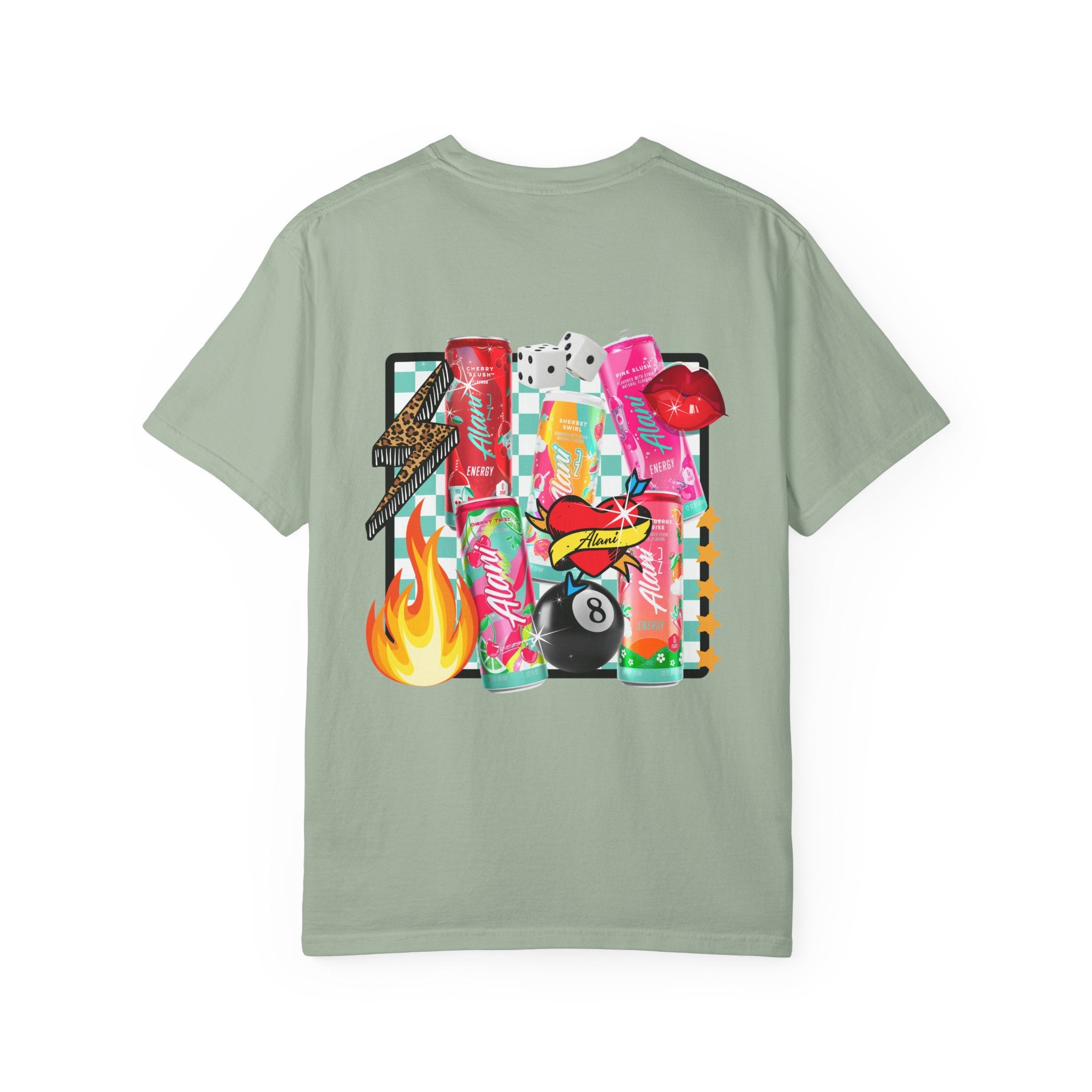 Graphic T‑Shirt — 'Alani Nu' Retro Pop Collage Tee