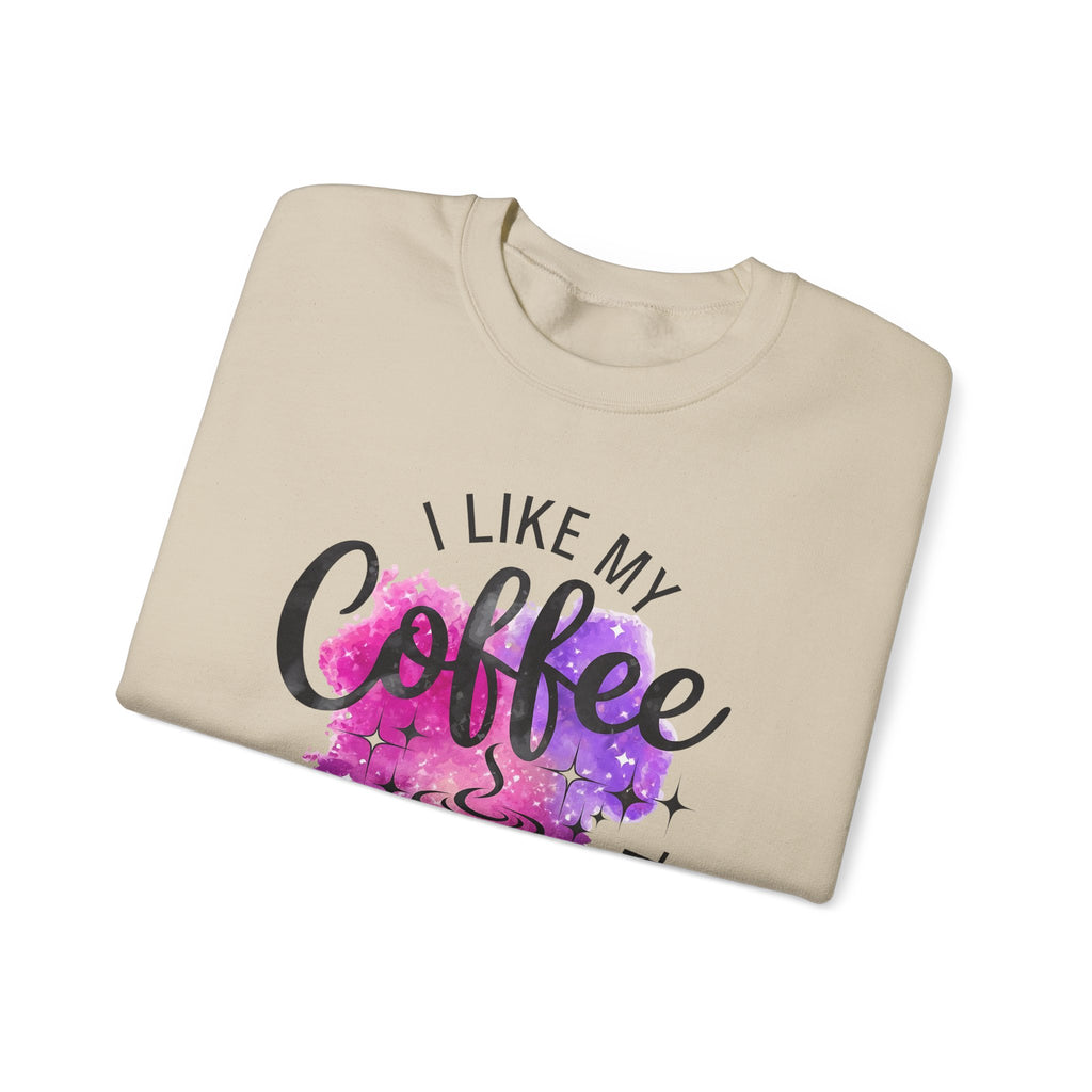 Coffee Sweatshirt — "I Like My Coffee Black as My Soul" Crewneck