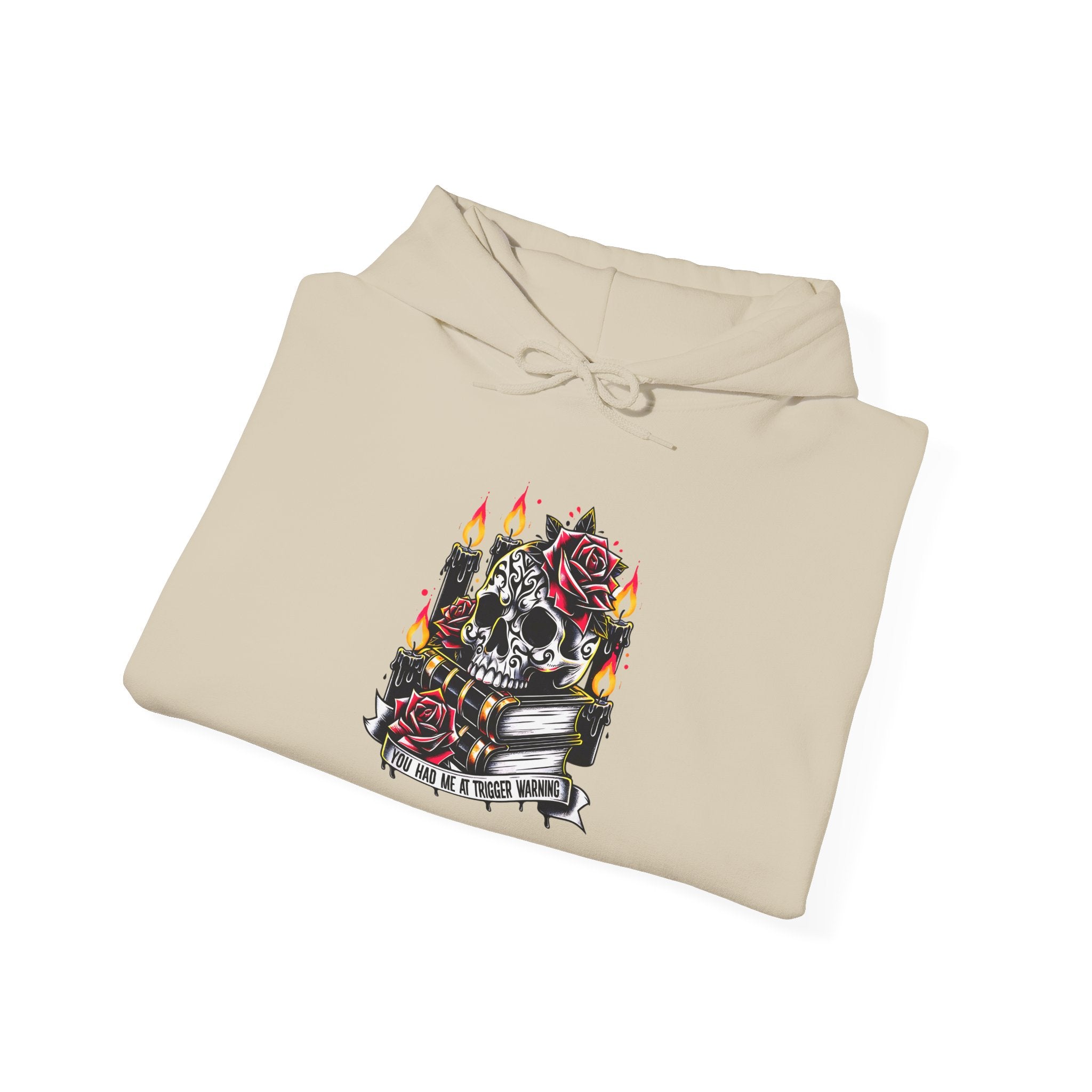 Skull & Roses Candle Memorial Hoodie