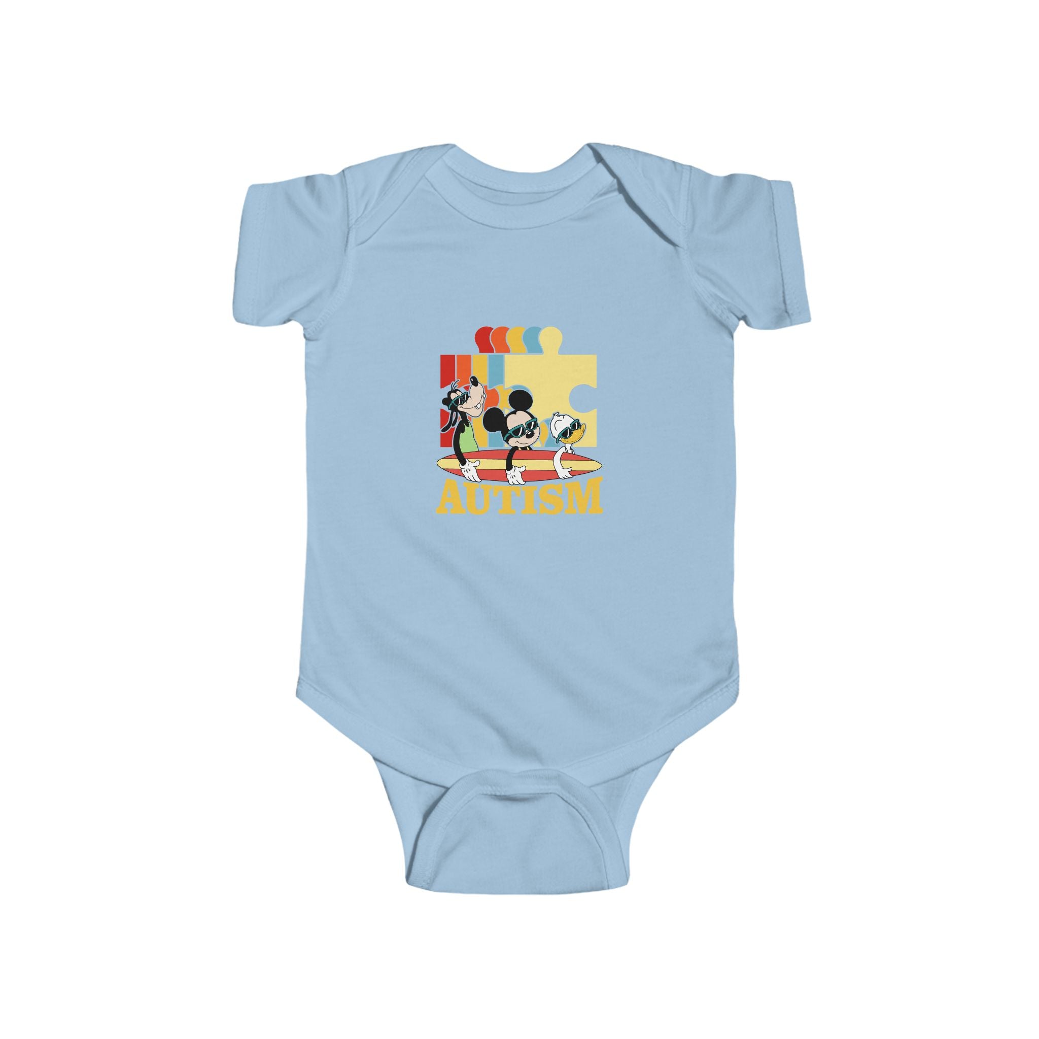 Autism Awareness Infant Bodysuit – Colorful Puzzle Piece Design