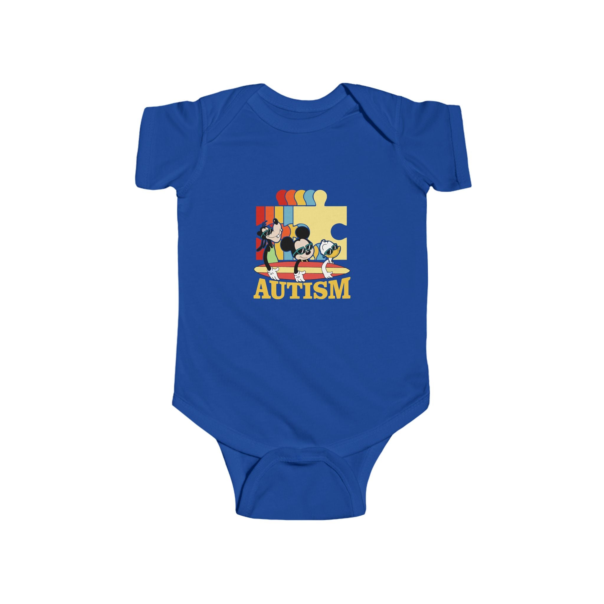 Autism Awareness Infant Bodysuit – Colorful Puzzle Piece Design