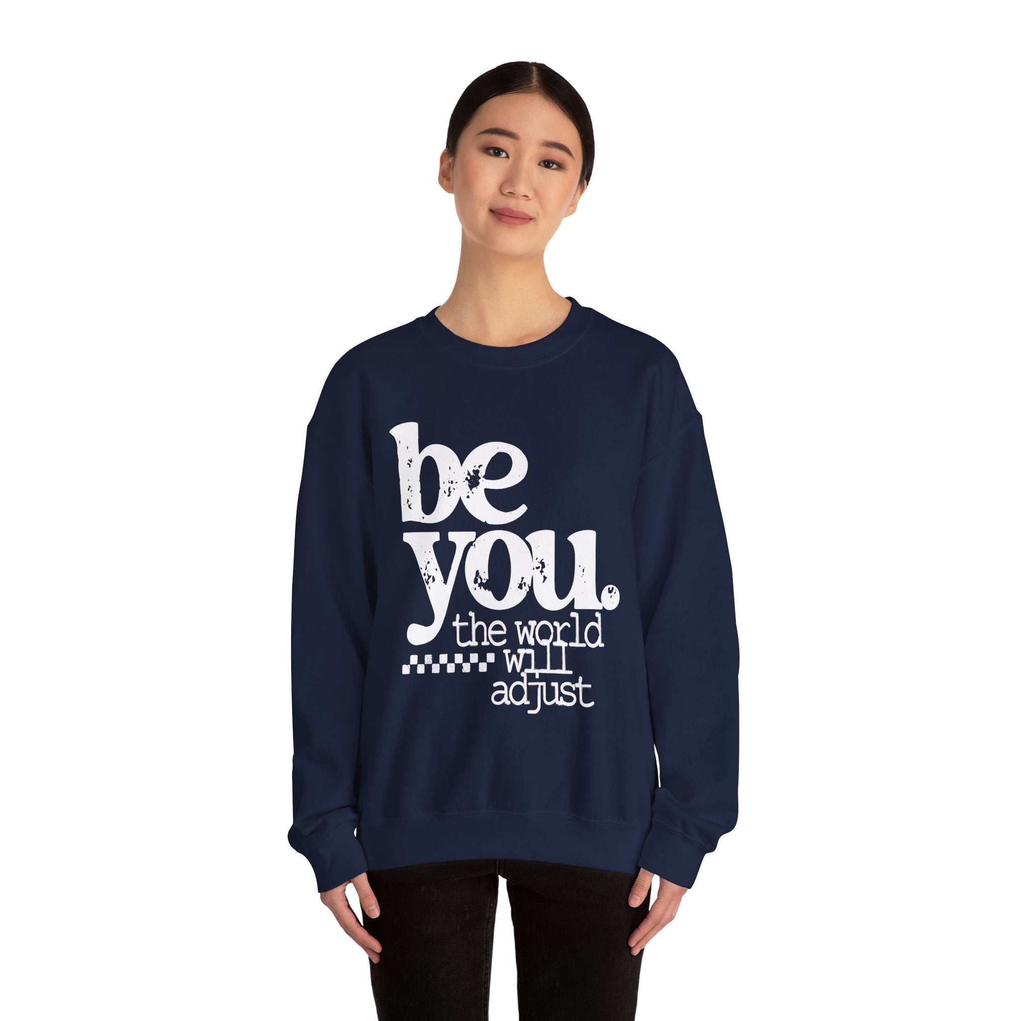 White Crewneck Sweatshirt — Classic Plain Pullover