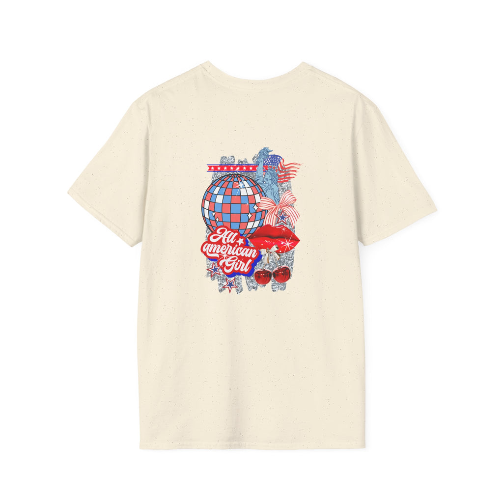 Patriotic Cherry Graphic T-Shirt