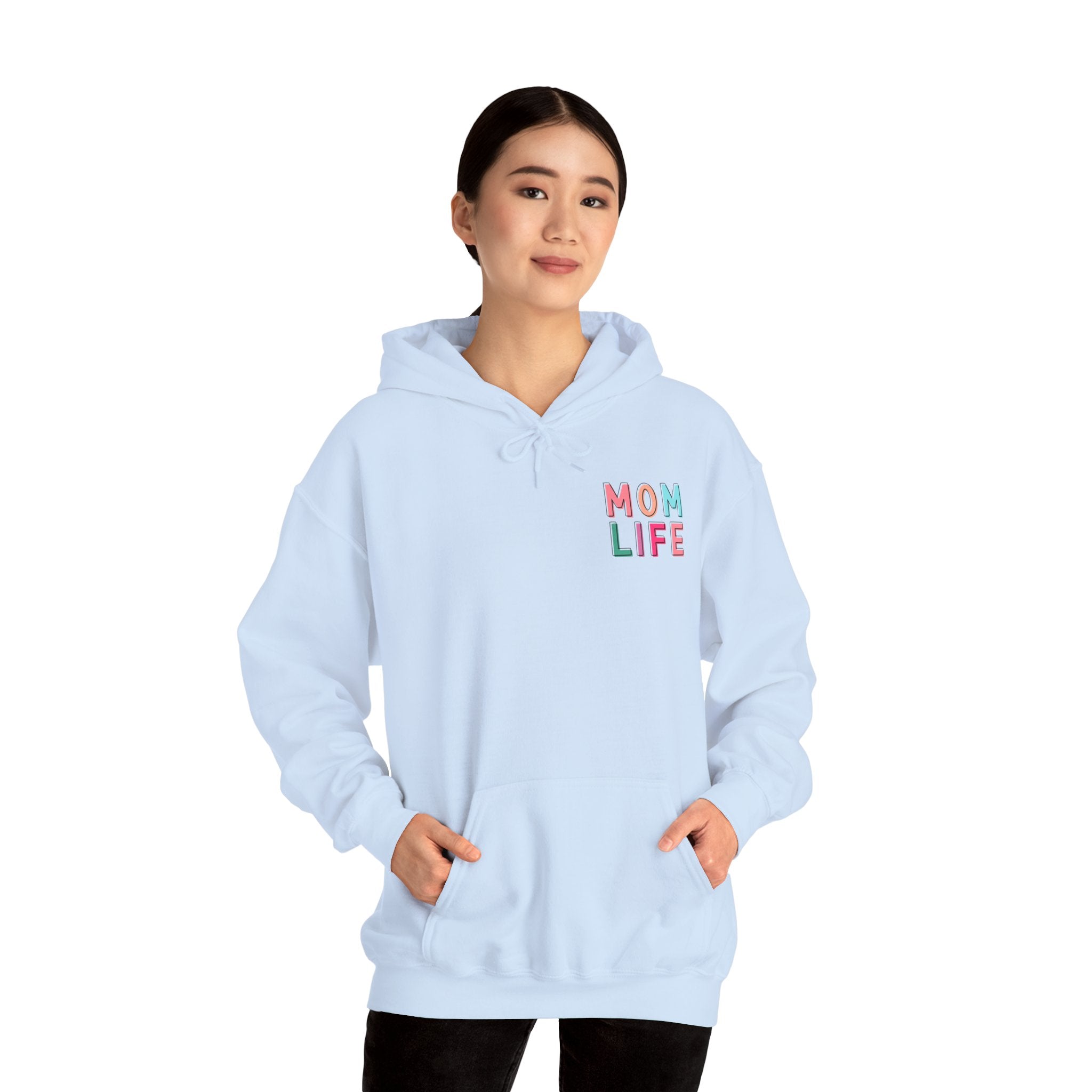 Double-sided Mom Life Hoodie — 'Mom Life' Front & 'I Put It All Together I Just Forgot Where I Put It' Funny Mom Sweatshirt