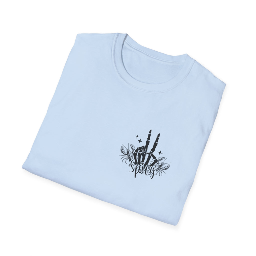 Double-sided Skeleton Woman Holding Lobster Tee — "I’m Not a Hot Mess, I’m a Hot Disaster" Graphic T-Shirt