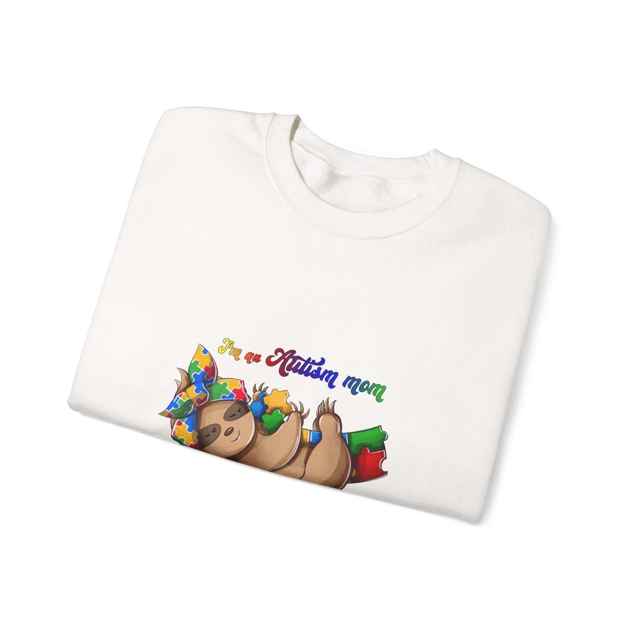 Sloth Mama Sweatshirt — "I'm a Slothin' Mama, I don't have my s*** together but I LOVED YOU TODAY" Cozy Mom Crewneck