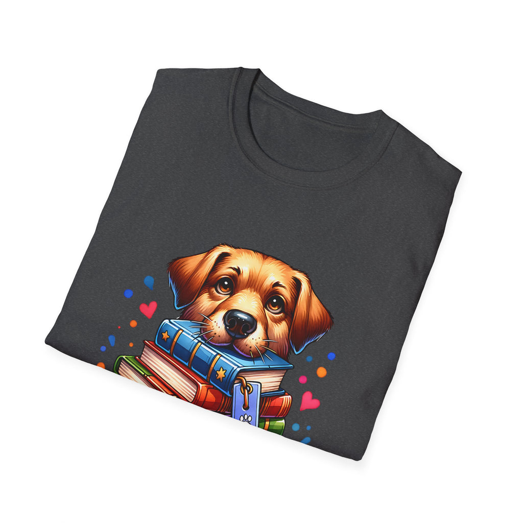 Dog Ate My Homework T-Shirt — Cute Puppy Book Lover Tee