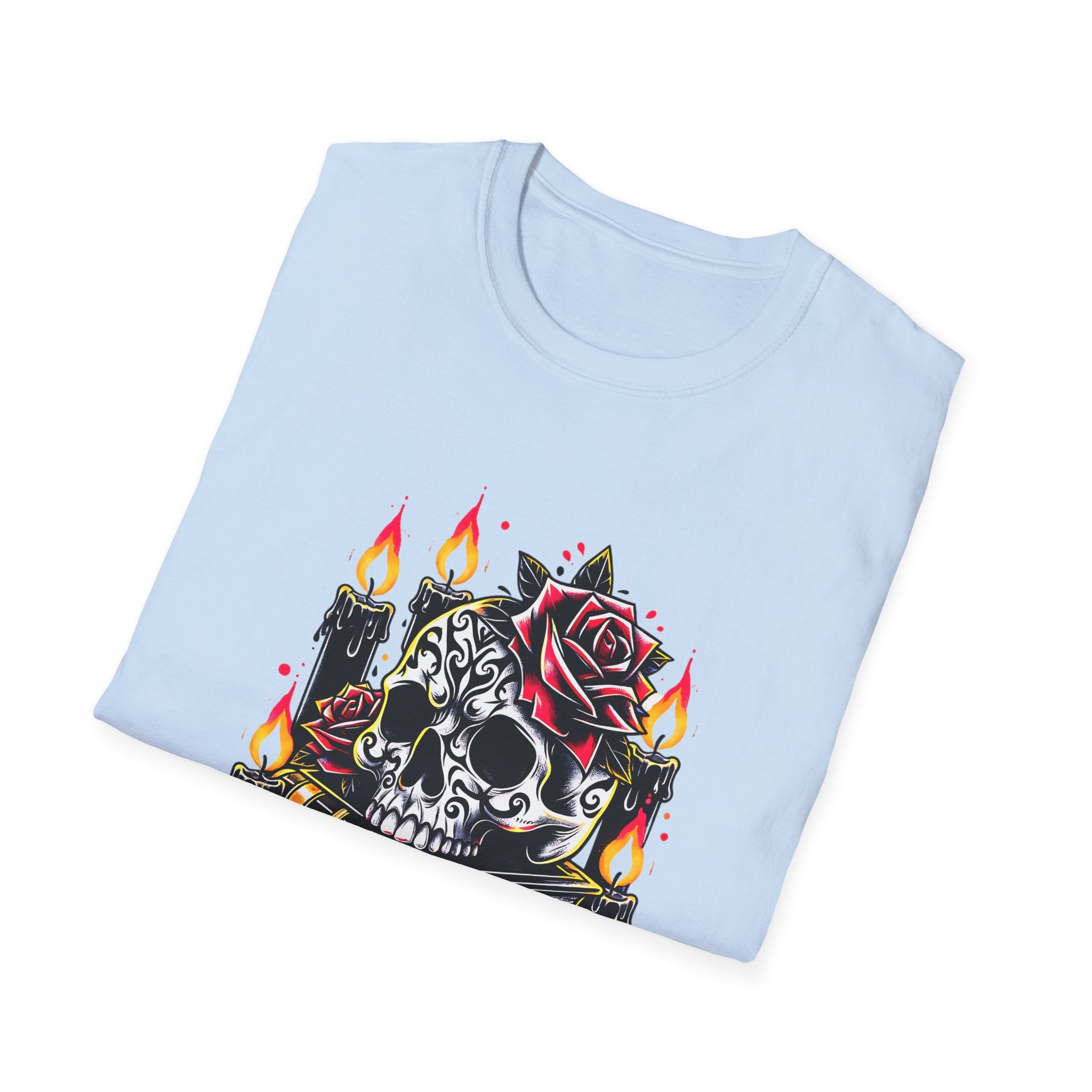 Skull & Roses Tee — 'You Had Me at Forever' Gothic Graphic T-Shirt