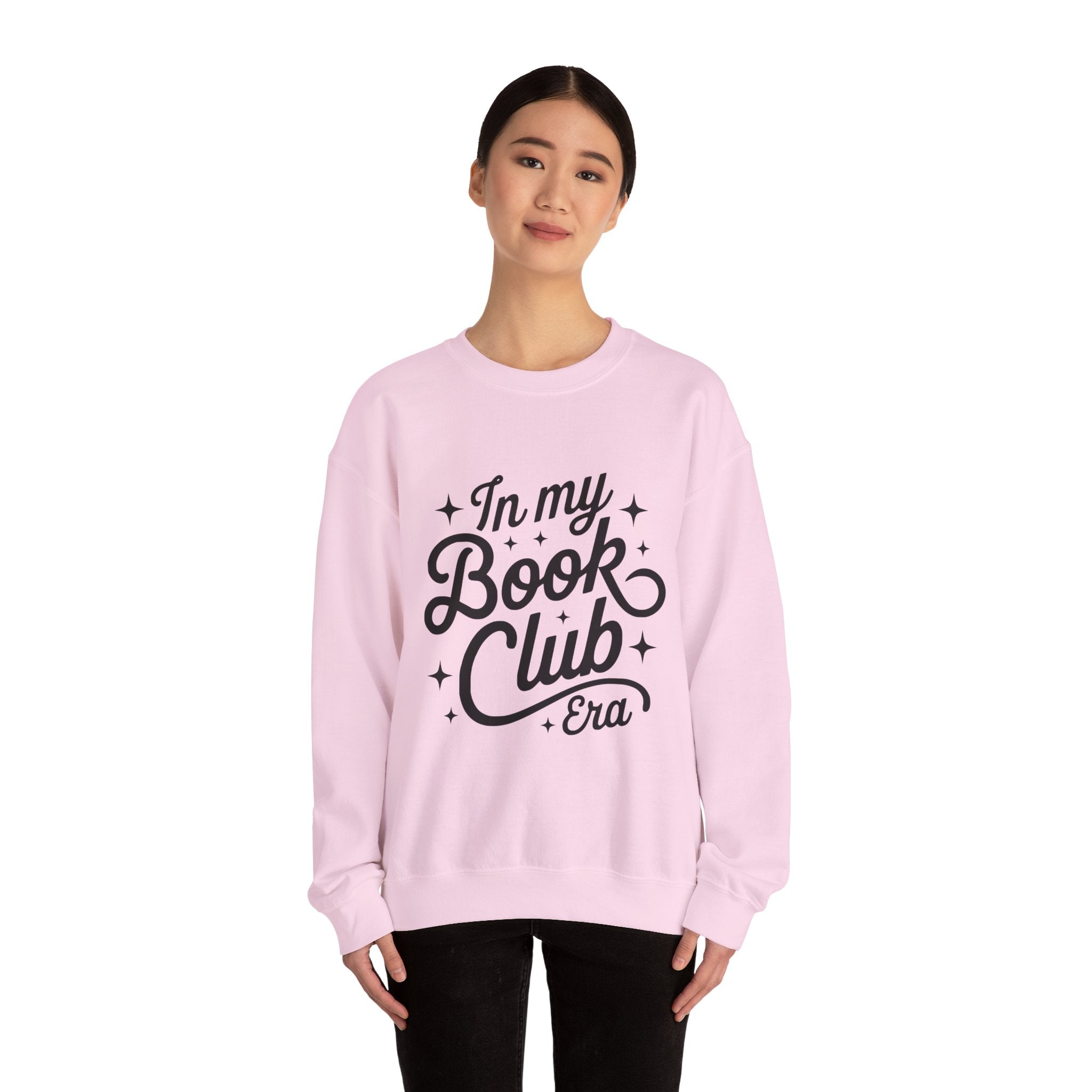 Book Club Crewneck Sweatshirt — "In My Book Club Era" Cozy Reader Pullover