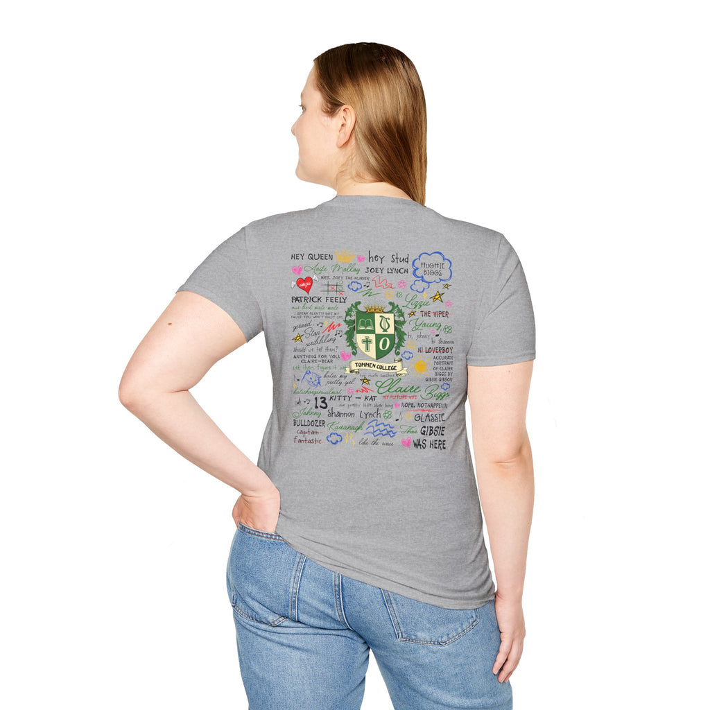 Crew Tee — 'For Keeps' Doodle Art Signature T-Shirt