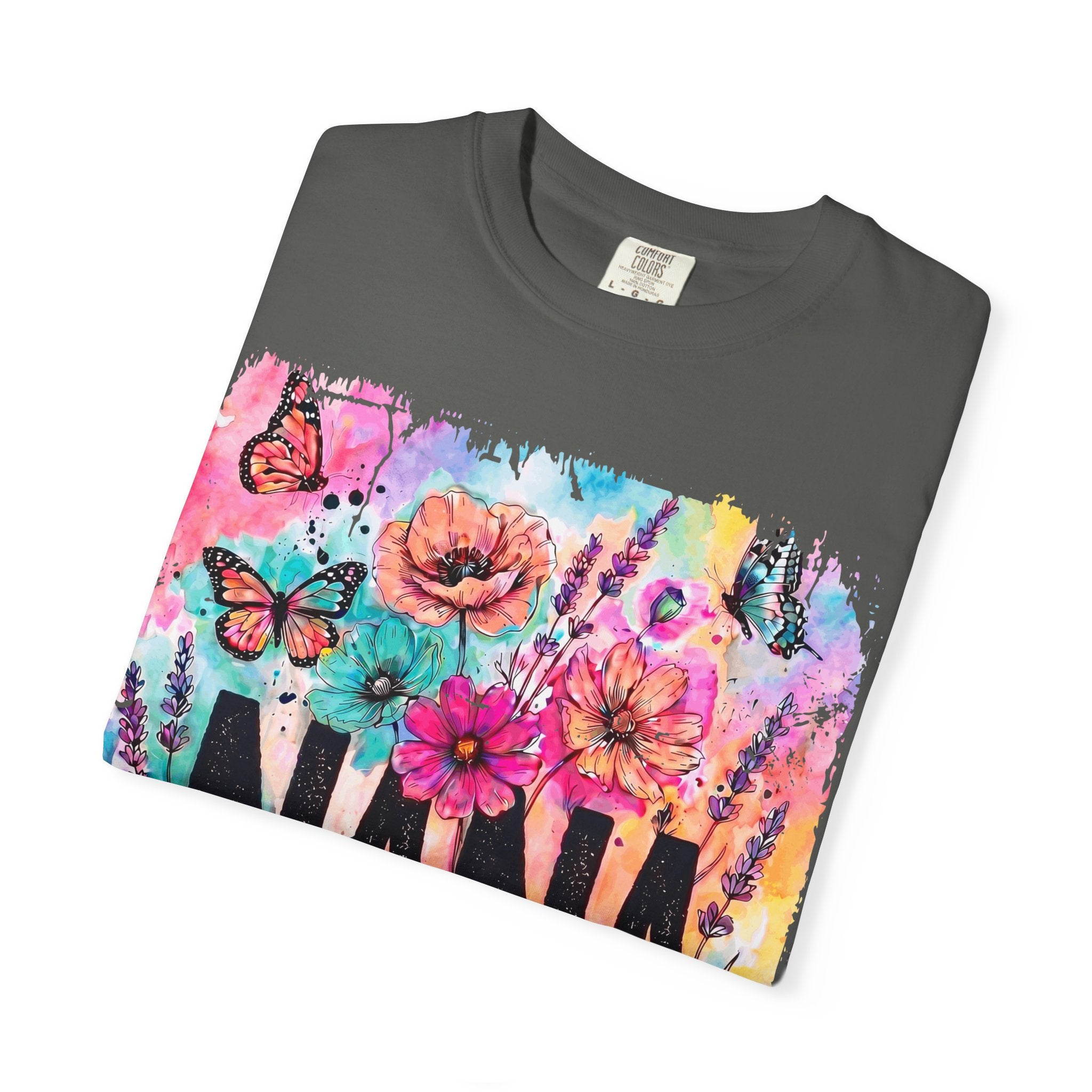 Nana Floral Butterfly T-Shirt — Colorful Grandma Gift for Mother’s Day