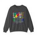 Autism Awareness Crewneck Sweatshirt — "Love Needs No Words" Puzzle Heart Design