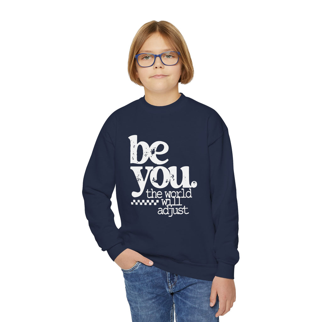 Youth Crewneck Sweatshirt — Classic White Kids Pullover