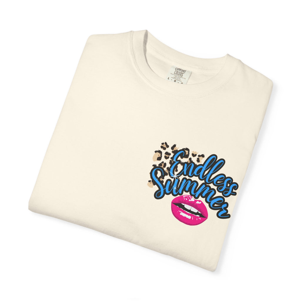 Endless Summer T-Shirt — Retro Lip & Ice Cream Graphic Tee