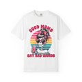 Graphic T-Shirt — "Good Moms Say Bad Words" Retro Skull Mom Tee