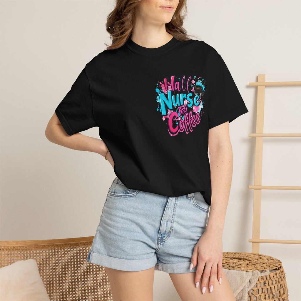 Half Nurse Half Coffee T-Shirt