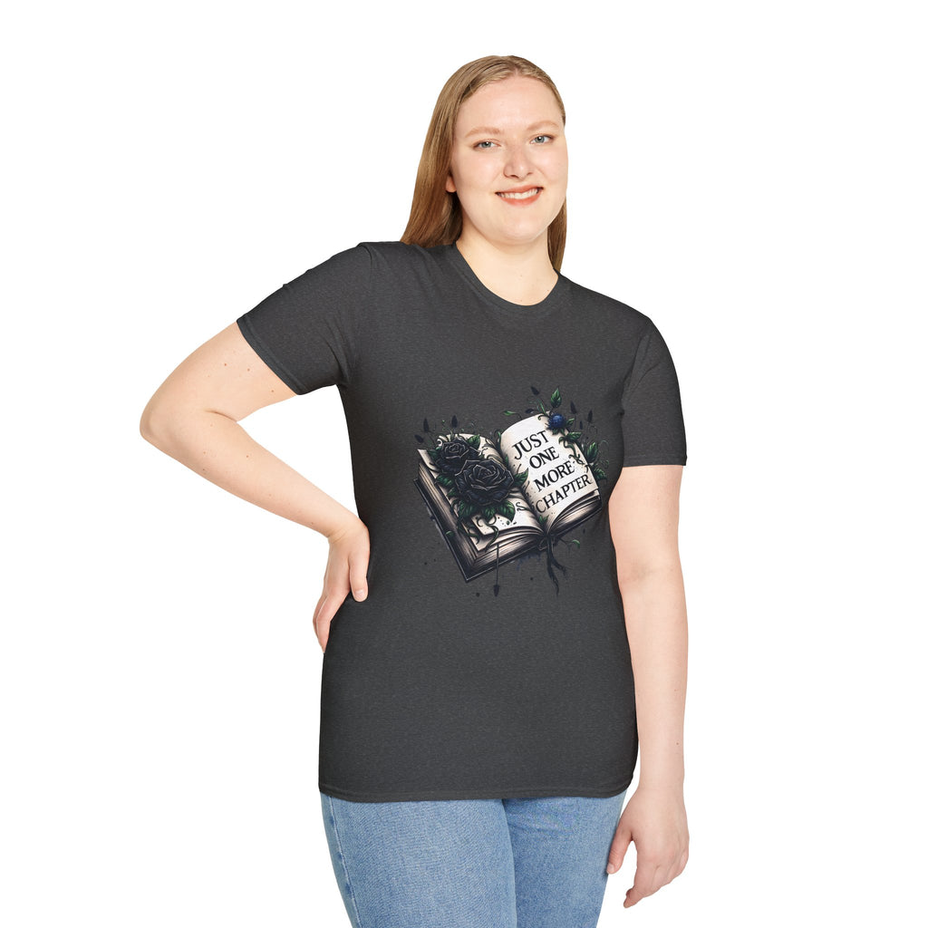 T-Shirt — "Just One More Chapter" Book Lover Tee