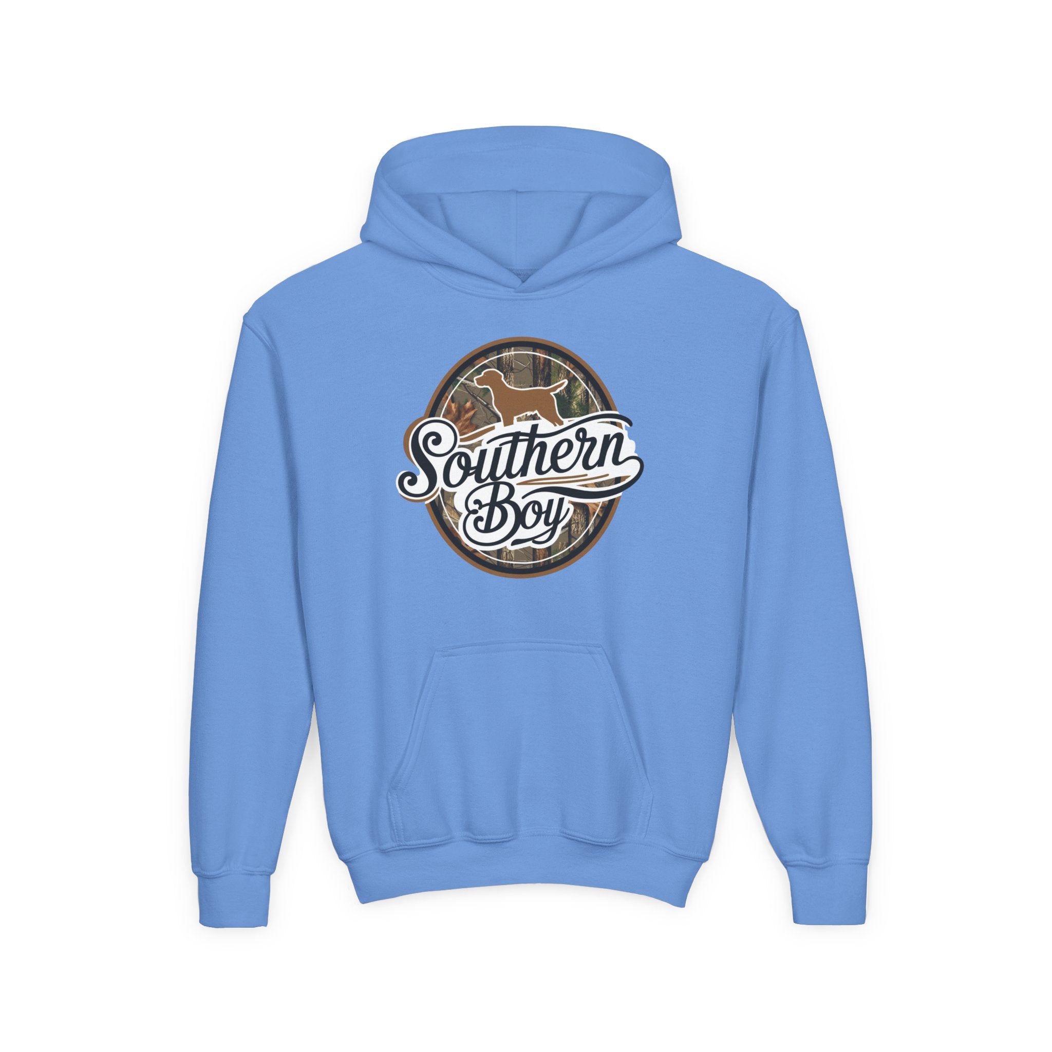 Youth Hoodie - "Southern Boy" Vintage Camo Logo