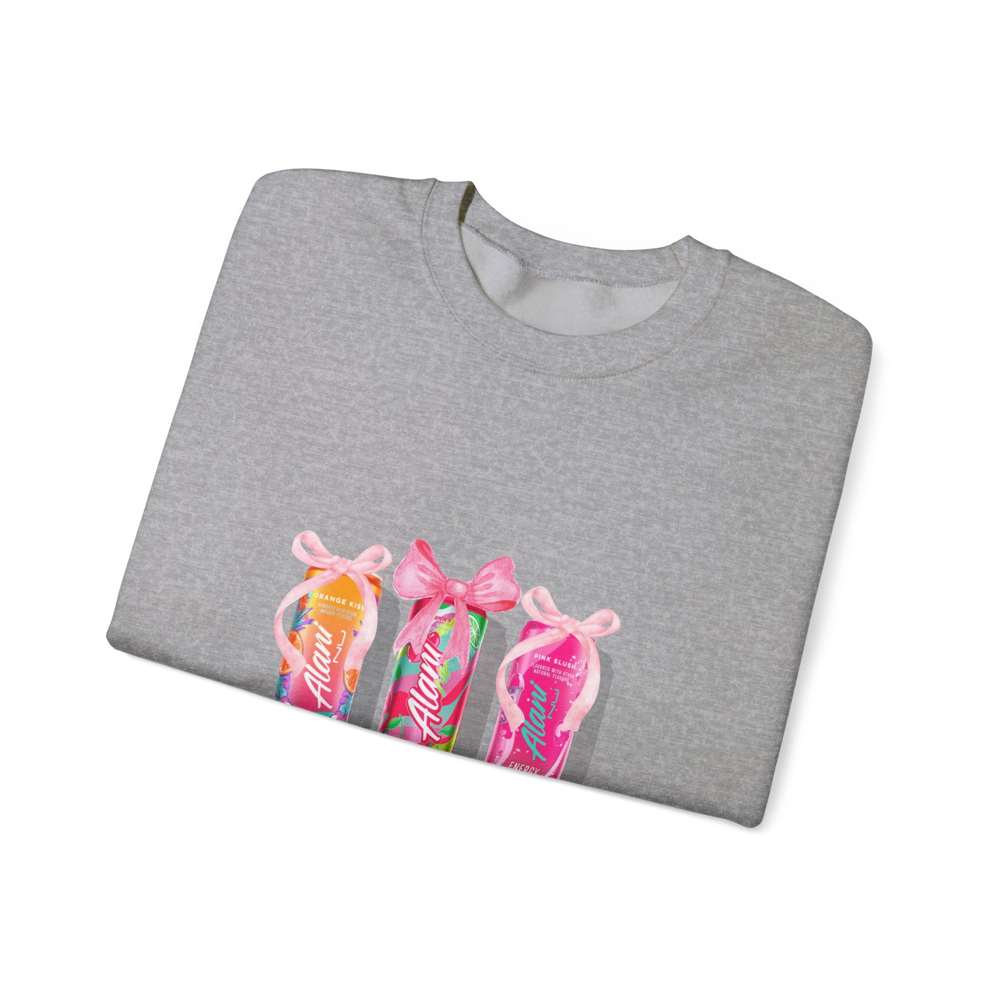 Mom Juice Sweatshirt - Cute Pastel Drink Graphic Crewneck for Moms