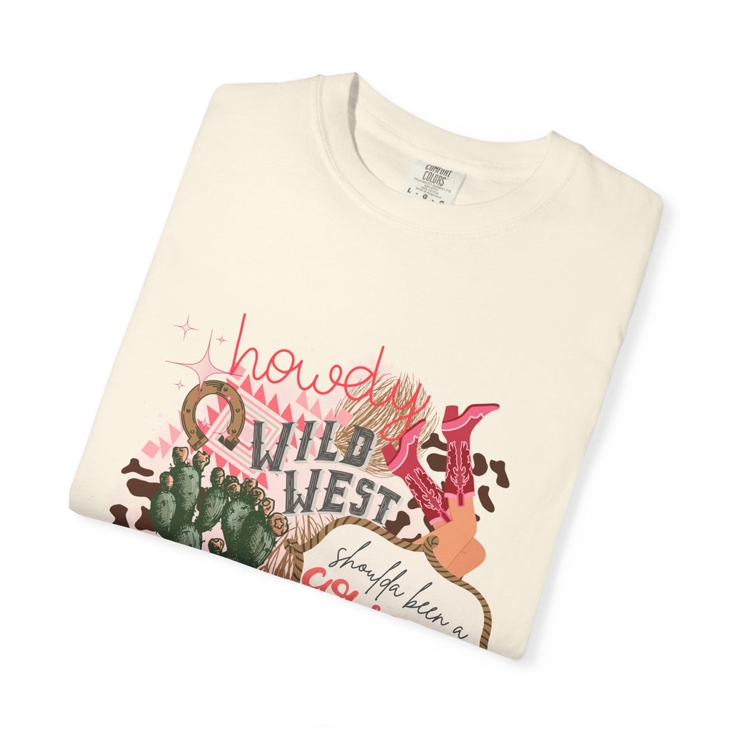 Cowgirl Country Music T-Shirt — Wild West Floral "Howdy" Graphic Tee