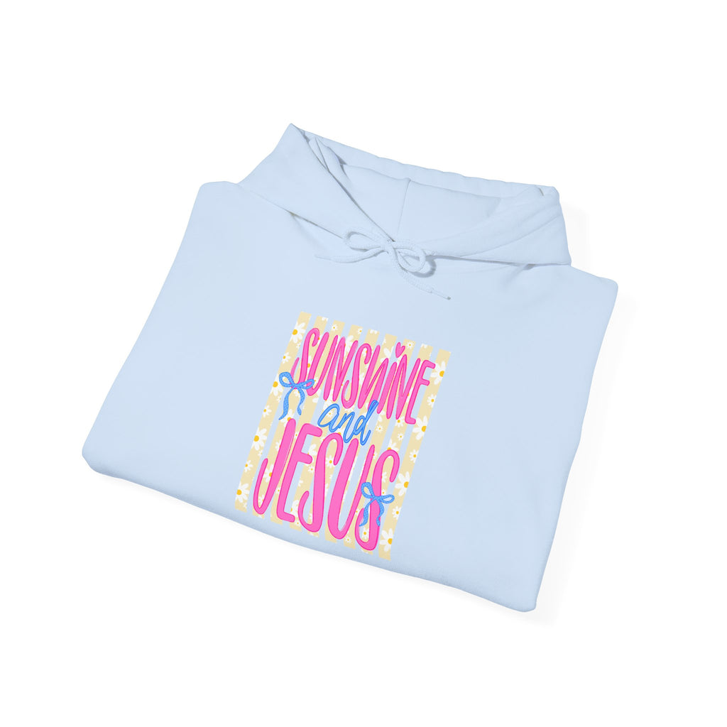 Sunshine and Jesus Hoodie – Bright Christian Faith Pullover