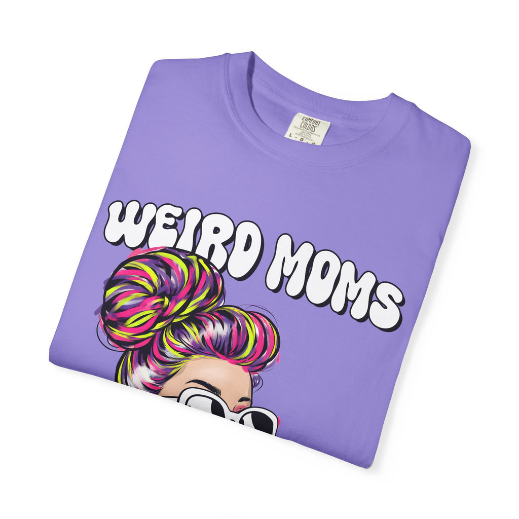 Weird Moms Homeschool Graphic T-Shirt — Retro Pop Art Mom Tee