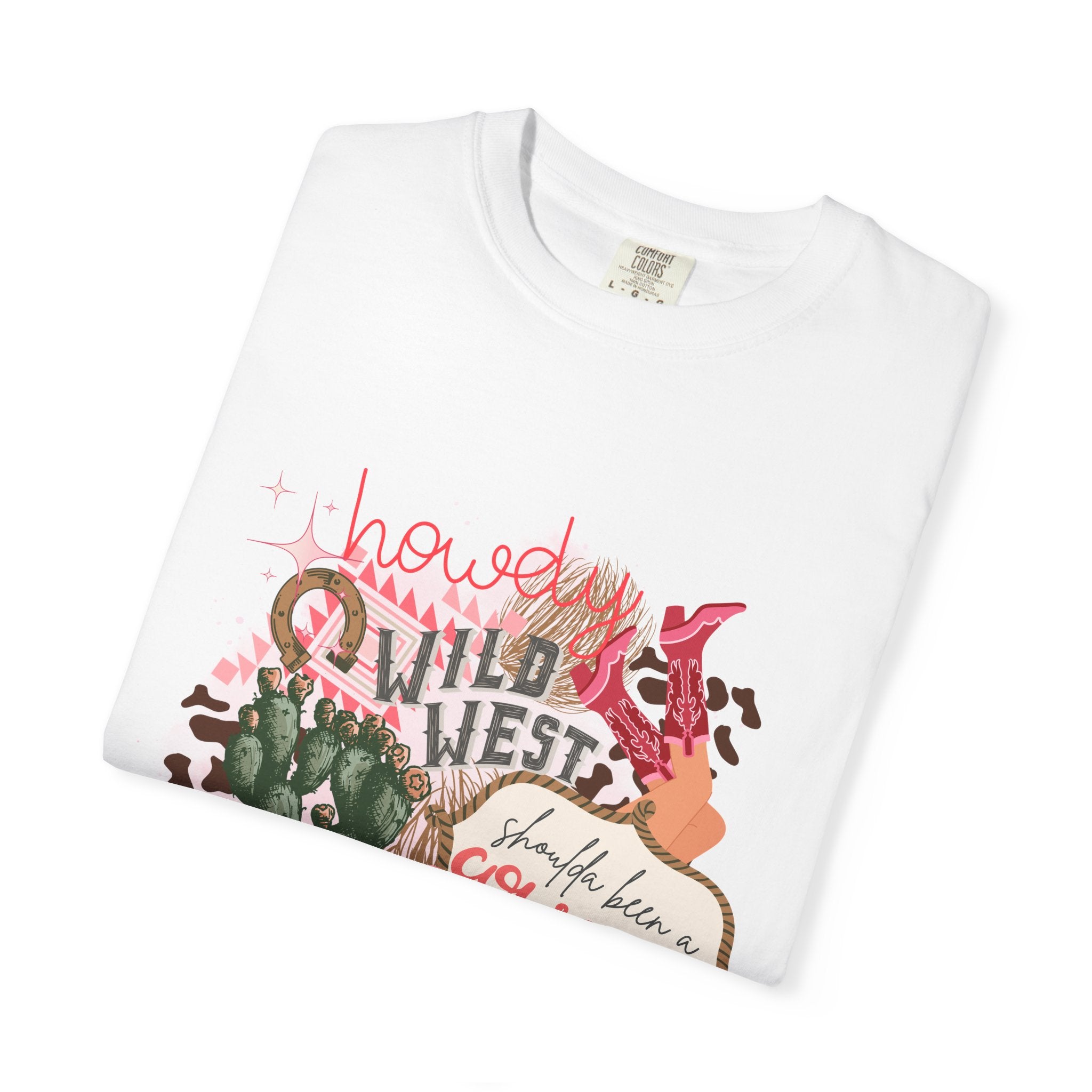 Cowgirl Country Music T-Shirt — Wild West Floral "Howdy" Graphic Tee