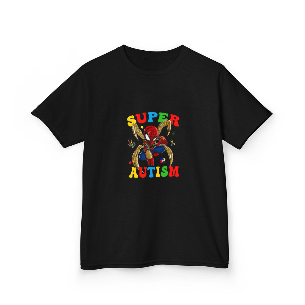 Kids T-Shirt — "Super Autism" Colorful Puzzle Bunny Tee
