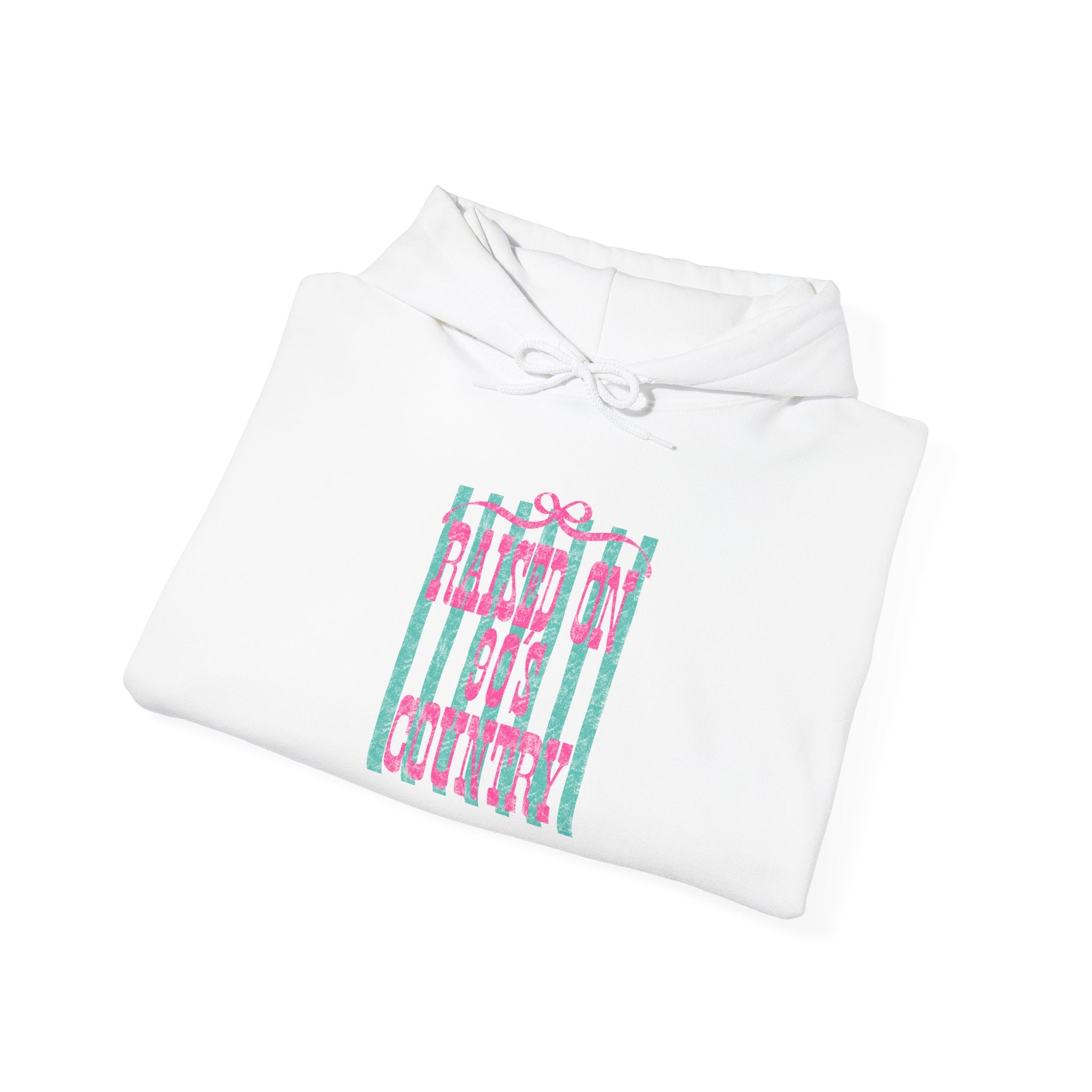 Hoodie — 'Let It Be' Pastel Striped Graphic Pullover