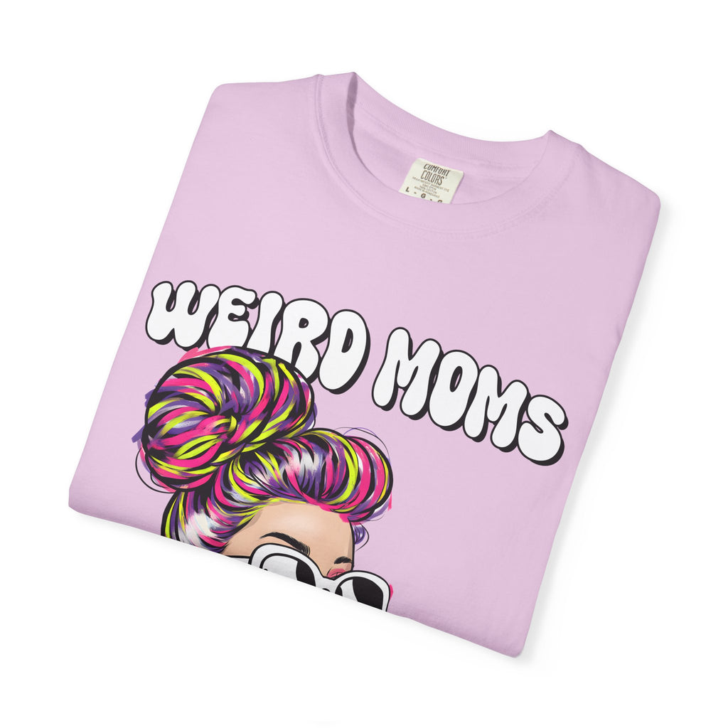 Weird Moms Homeschool Graphic T-Shirt — Retro Pop Art Mom Tee