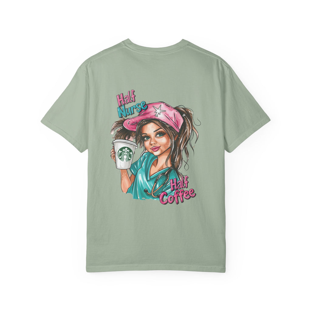 Half Nurse Half Coffee T-Shirt