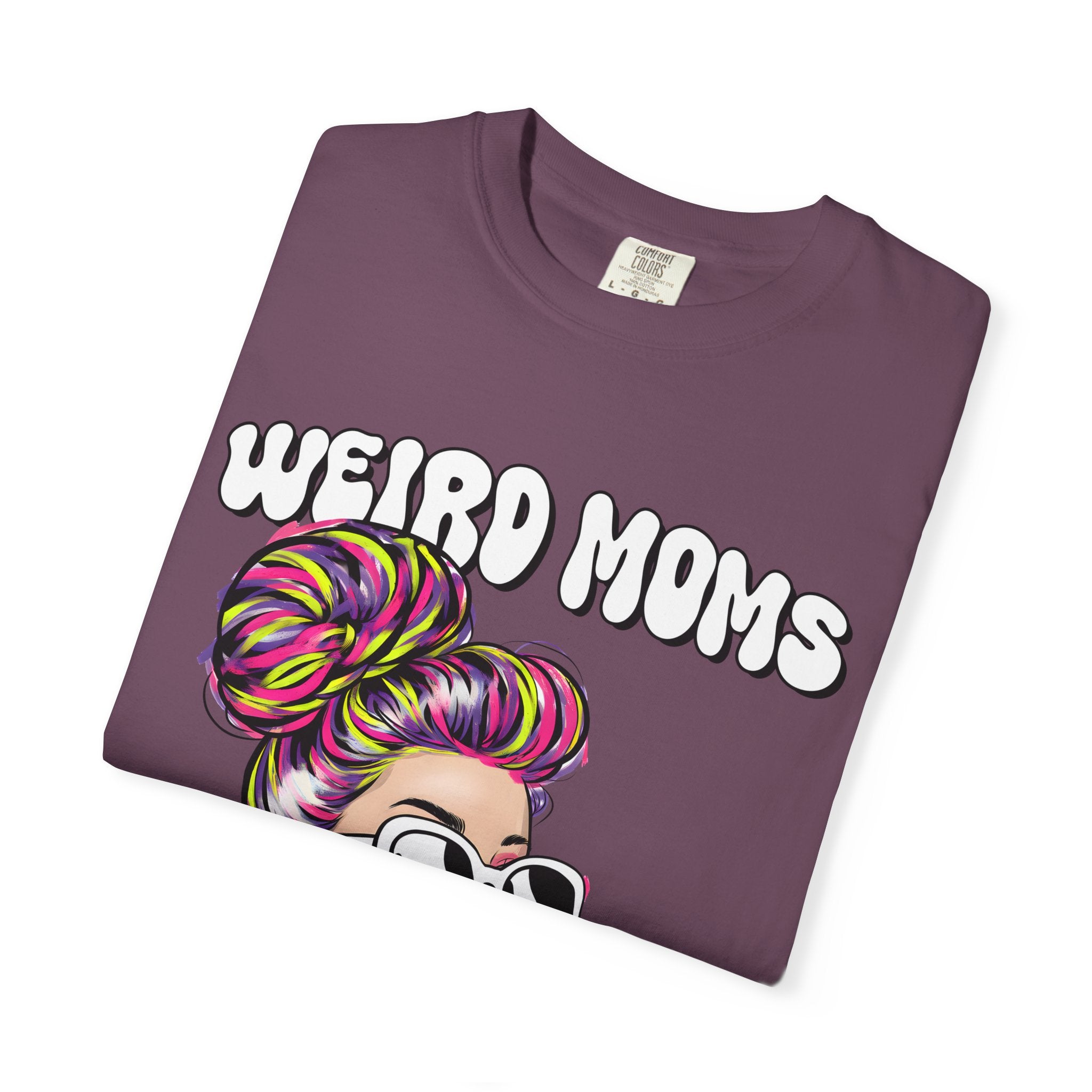Weird Moms Homeschool Graphic T-Shirt — Retro Pop Art Mom Tee