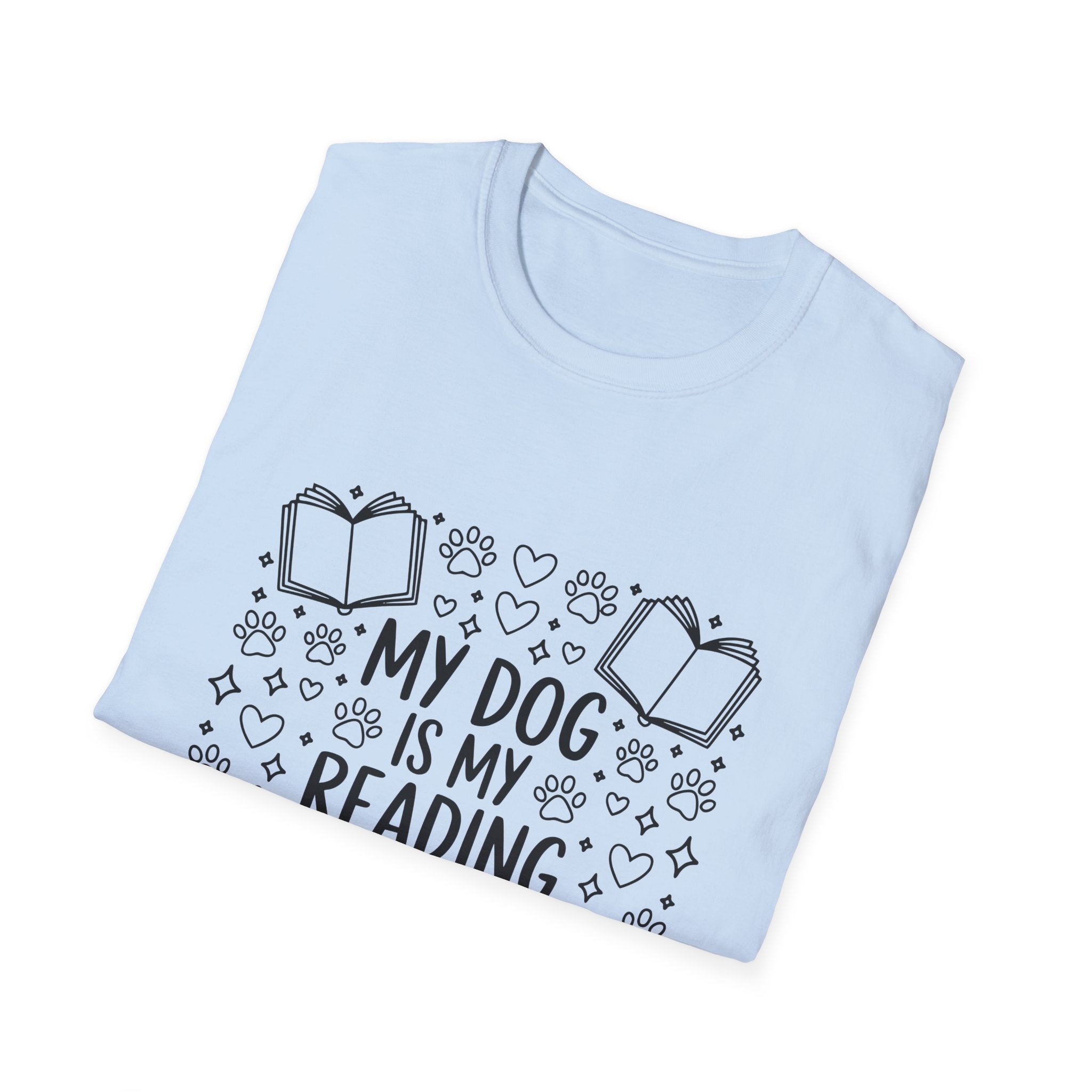My Dog Is My Reading Buddy T-Shirt — Cute Book Lover & Dog Mom Tee