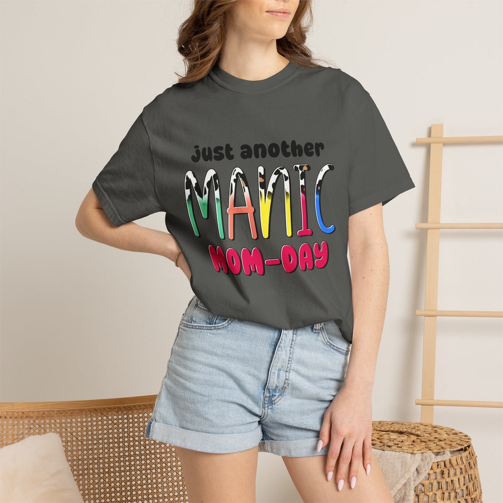 Mom-Day Graphic T-Shirt — "Just Another Manic Mom-Day" Colorful Mother's Day Tee